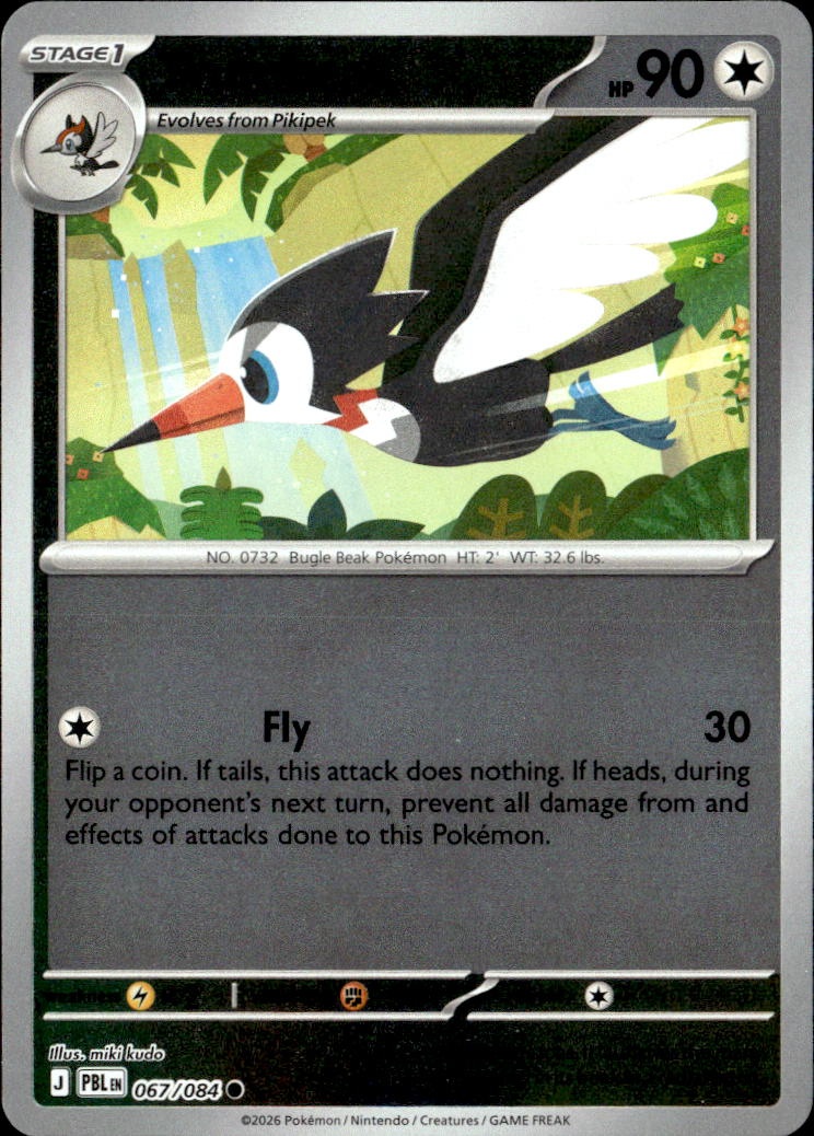 2026 Pokemon Pbl En Trumbeak graded slab