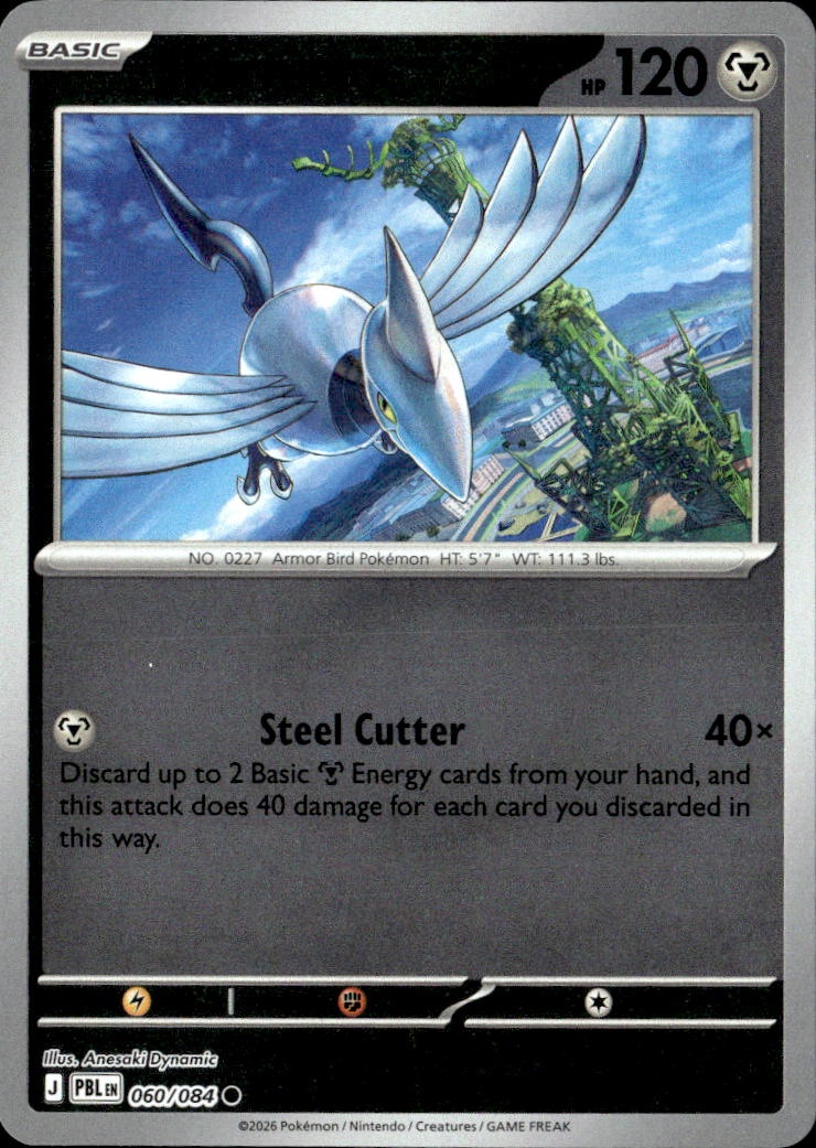 2026 Pokemon Pbl En Skarmory graded slab