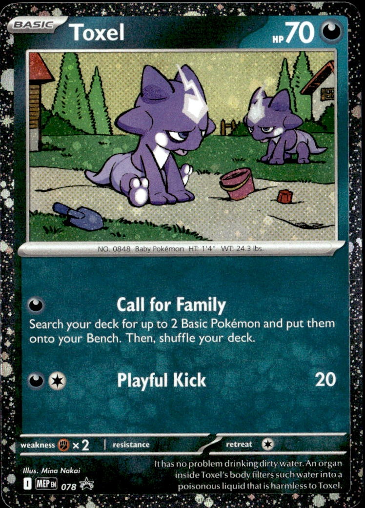 2025 Pokemon Mep En Toxel graded slab