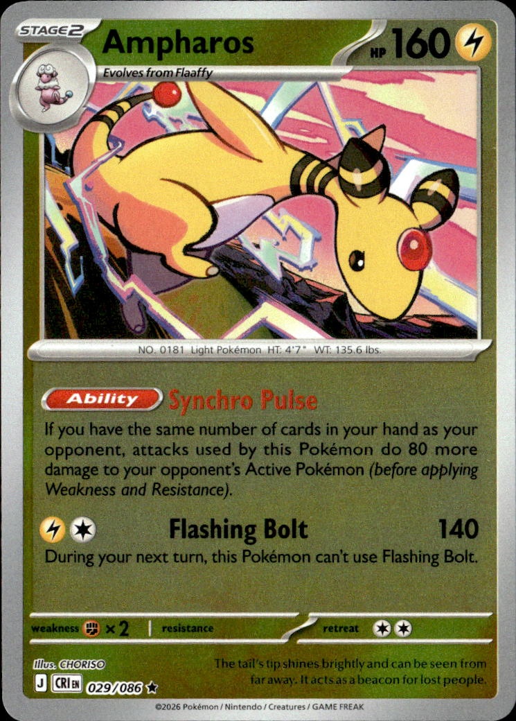 Ampharos graded slab