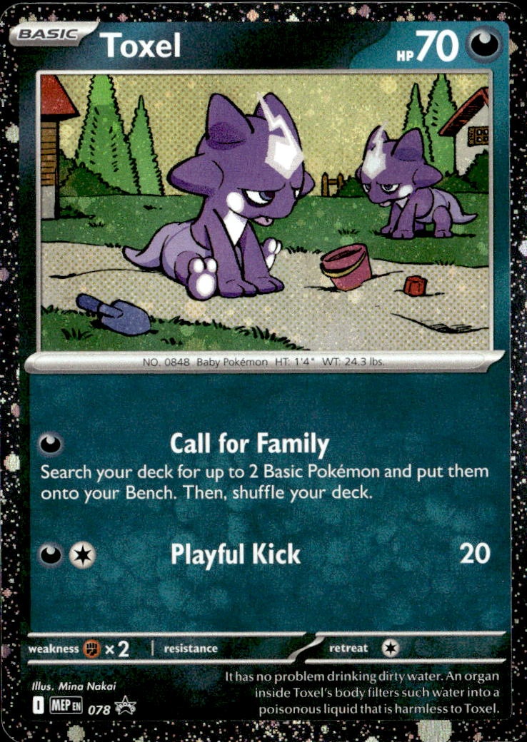 2025 Pokemon Mep En Toxel graded slab