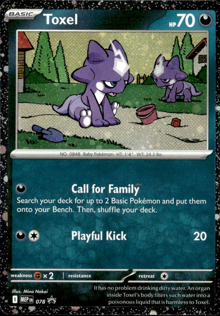 2025 Pokemon Mep En Toxel graded slab