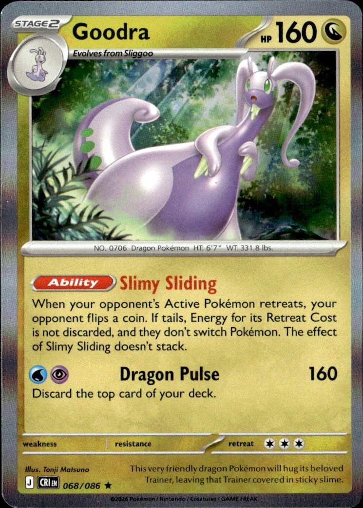 2026 Pokemon Cri En Goodra graded slab