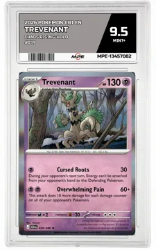 2026 POKEMON CRI EN Chaos Rising-HOLO #039 TREVENANT MPE 9.5 MINT+ — graded card up for auction
