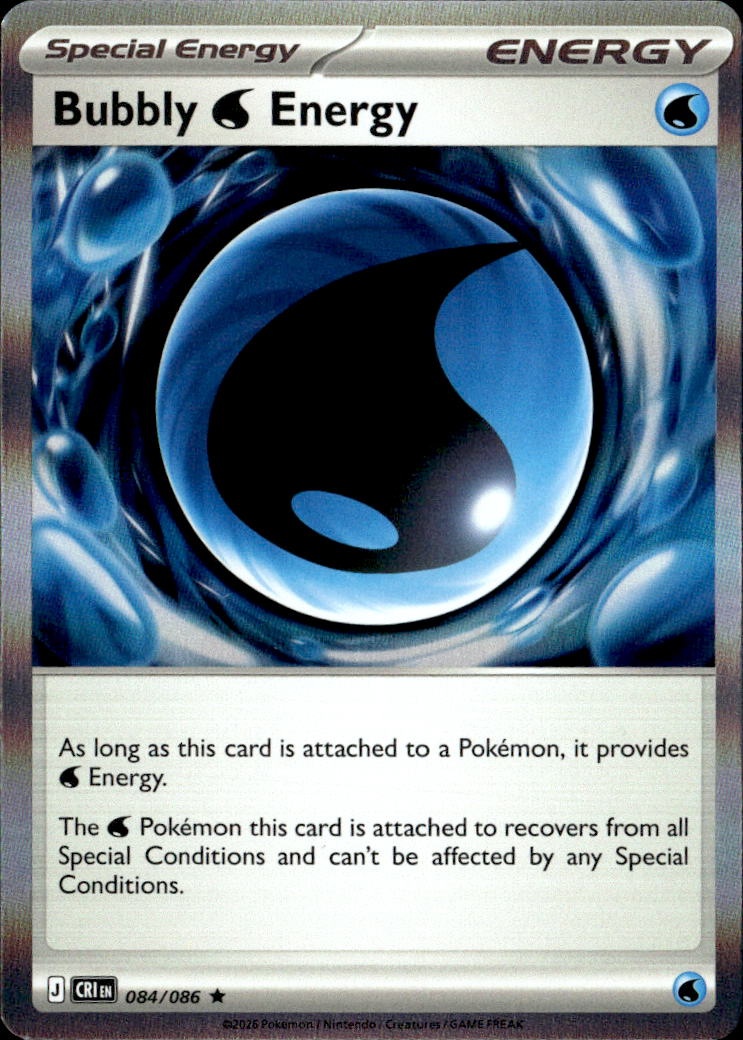 2026 Pokemon Cri En Bubbly Energy graded slab