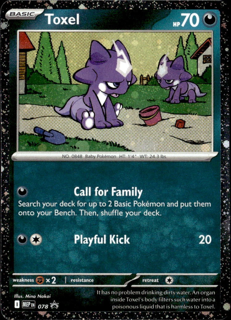 2025 Pokemon Mep En Toxel graded slab