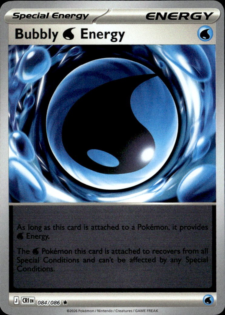 2026 Pokemon Cri En Bubbly Energy graded slab