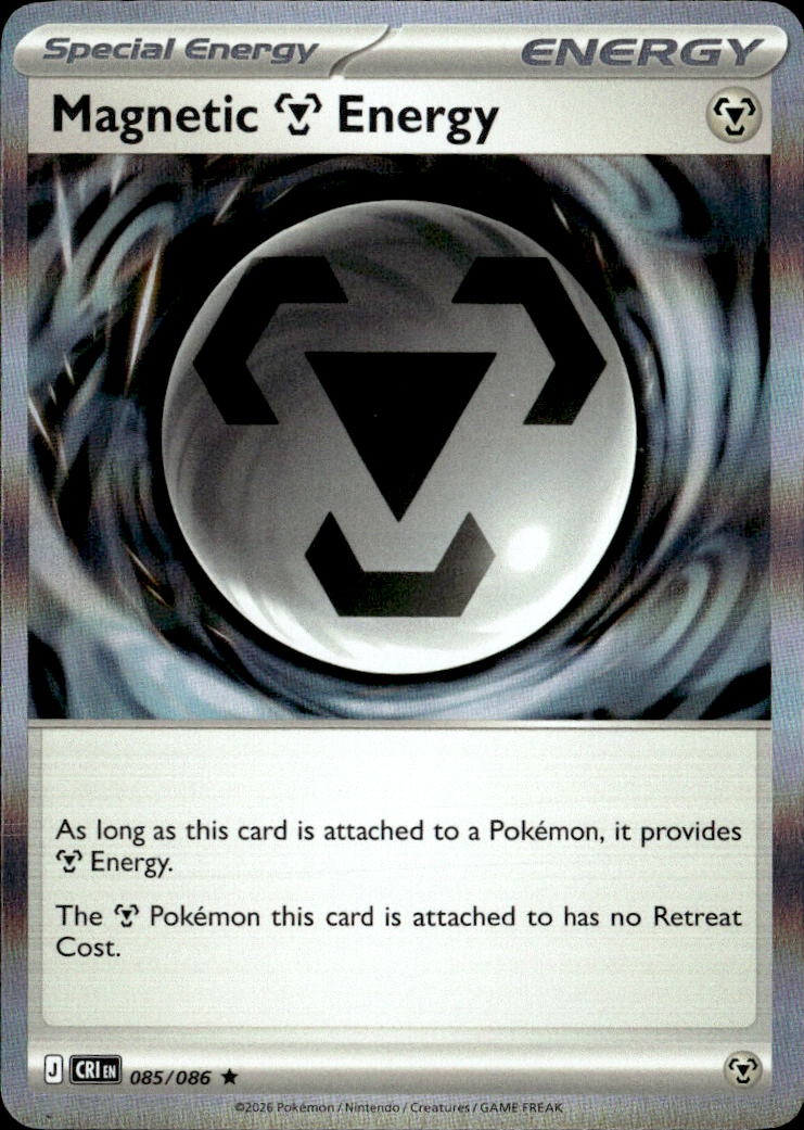 2026 Pokemon Cri En Magnetic Energy graded slab