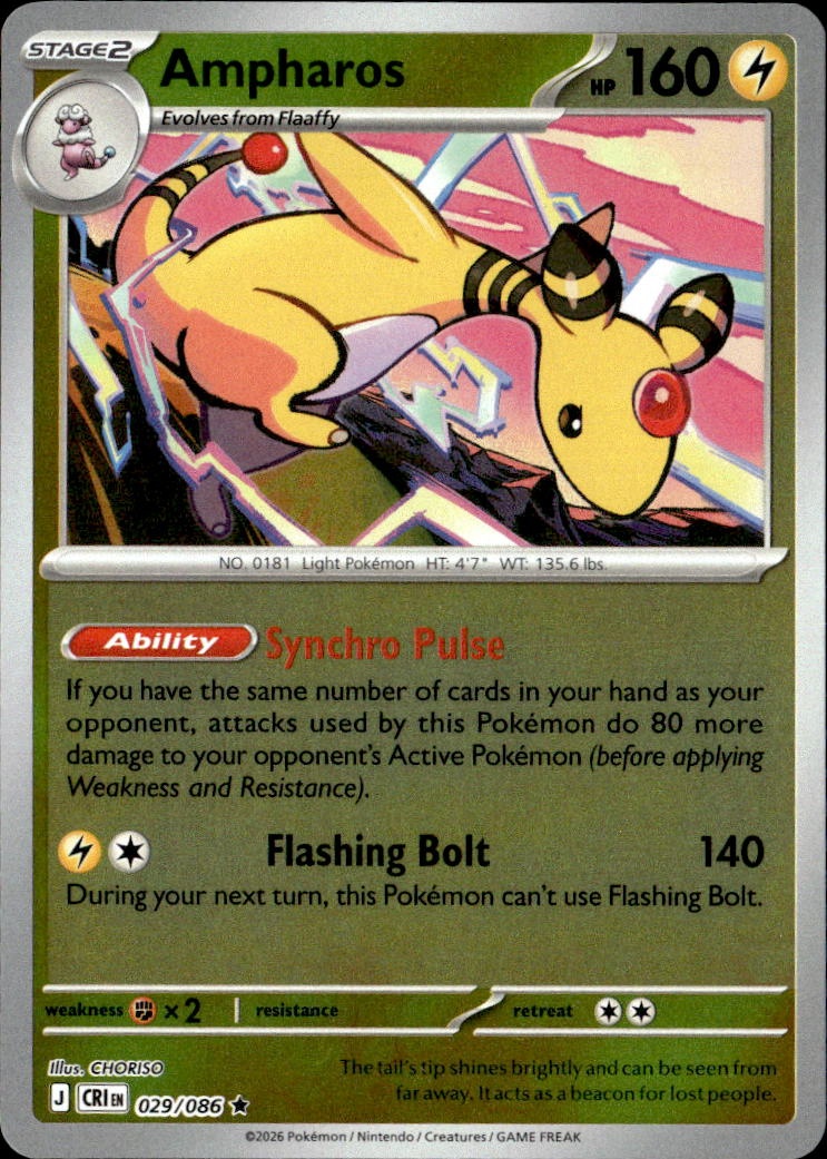 Ampharos graded slab