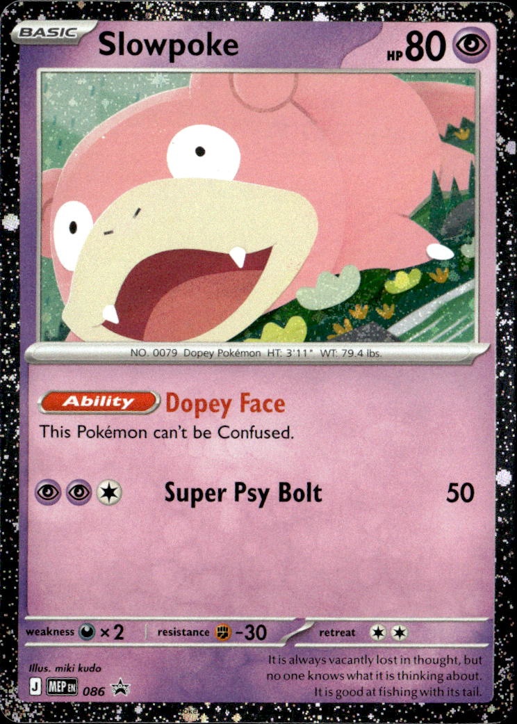 2025 Me Mega Evolution Promo Slowpoke graded slab
