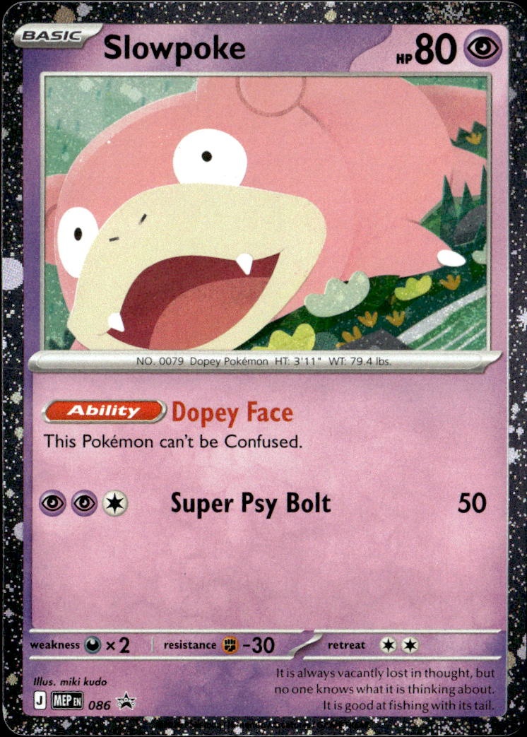 2026 Pokemon Promos Slowpoke graded slab