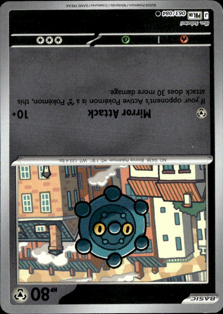 2026 Pokemon Pbl En Bronzor graded slab