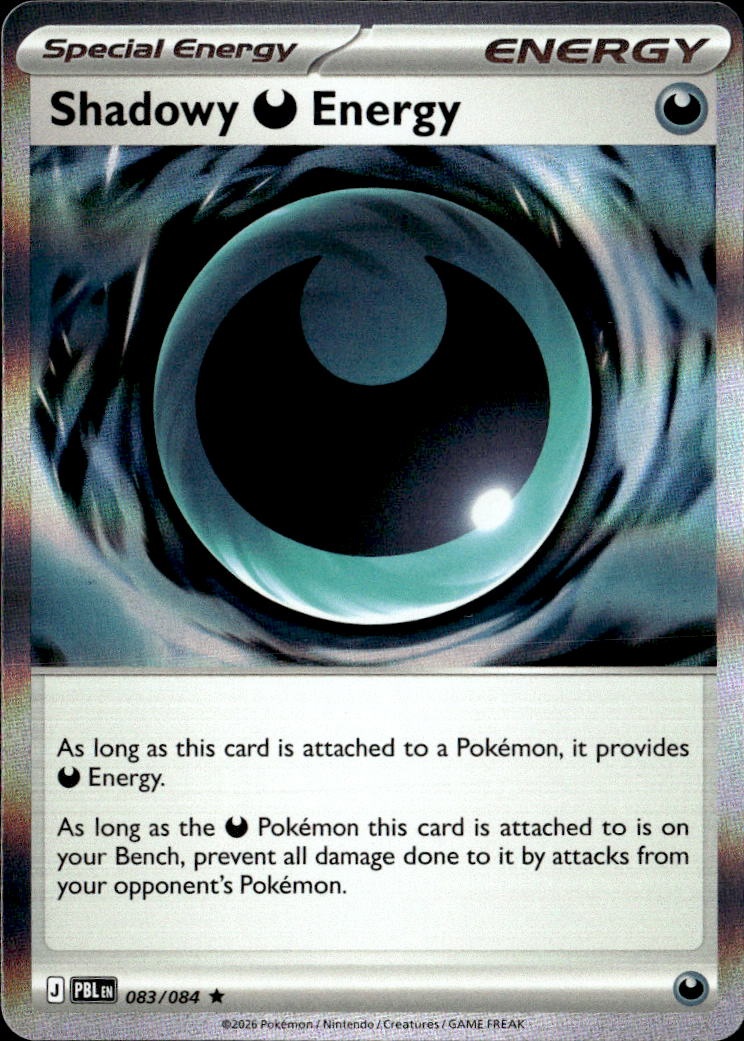 2026 Pokemon Pbl En Shadowy Energy graded slab