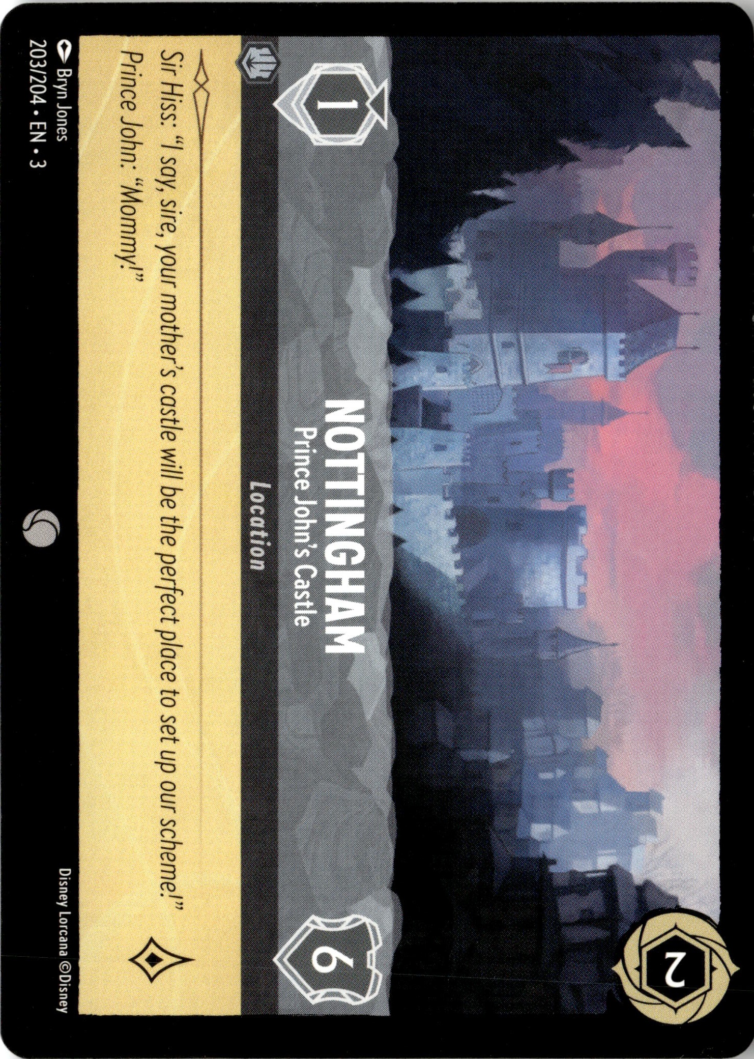 2024 Disney Lorcana En 3 Nottingham graded slab