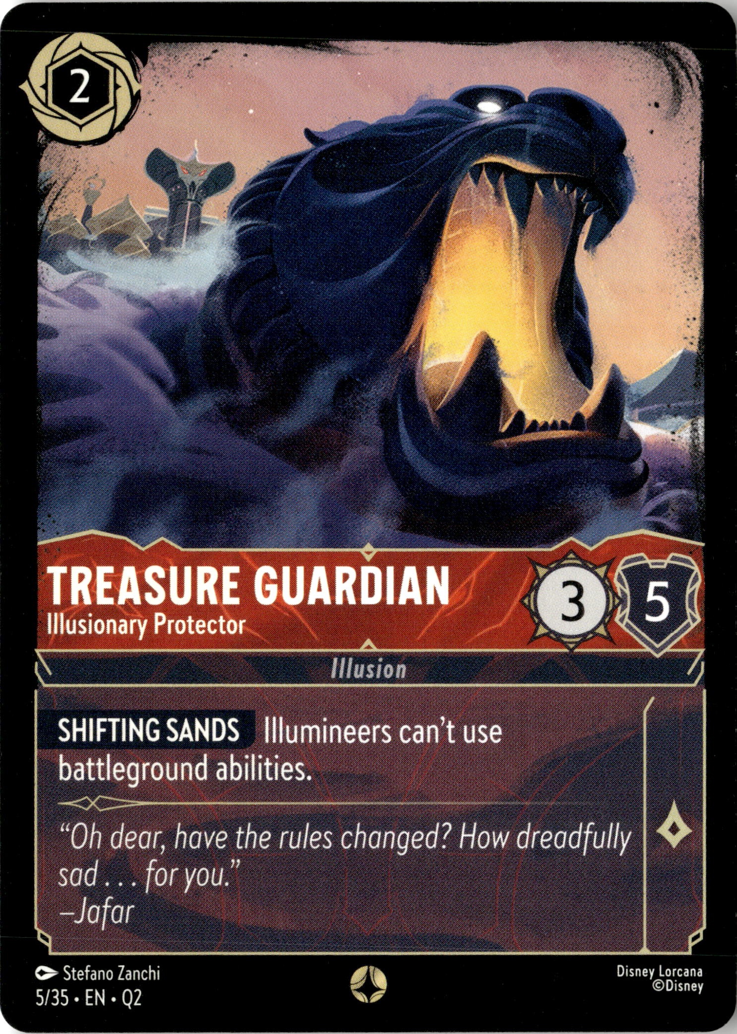 Treasure Guardian graded slab