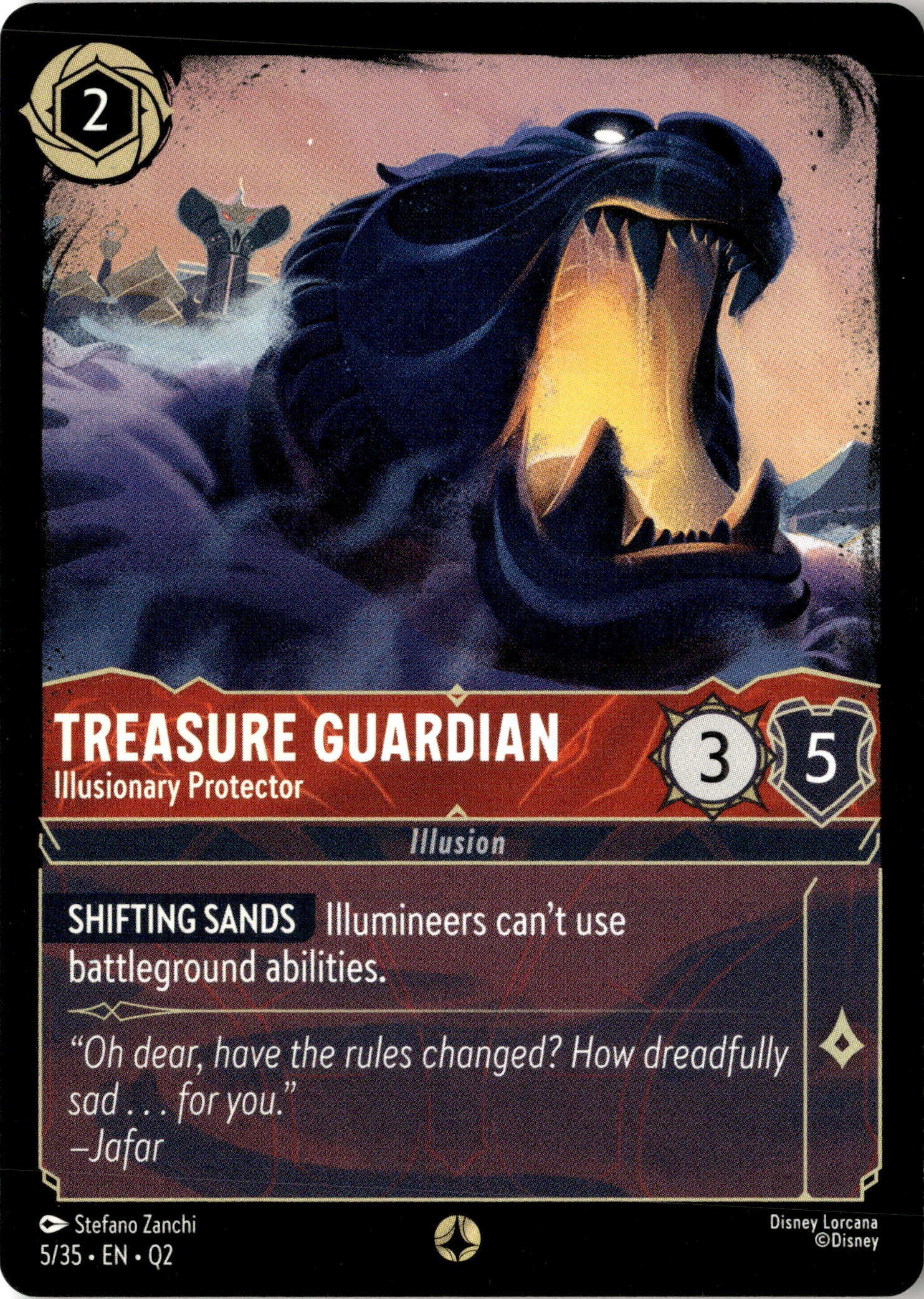 Treasure Guardian graded slab