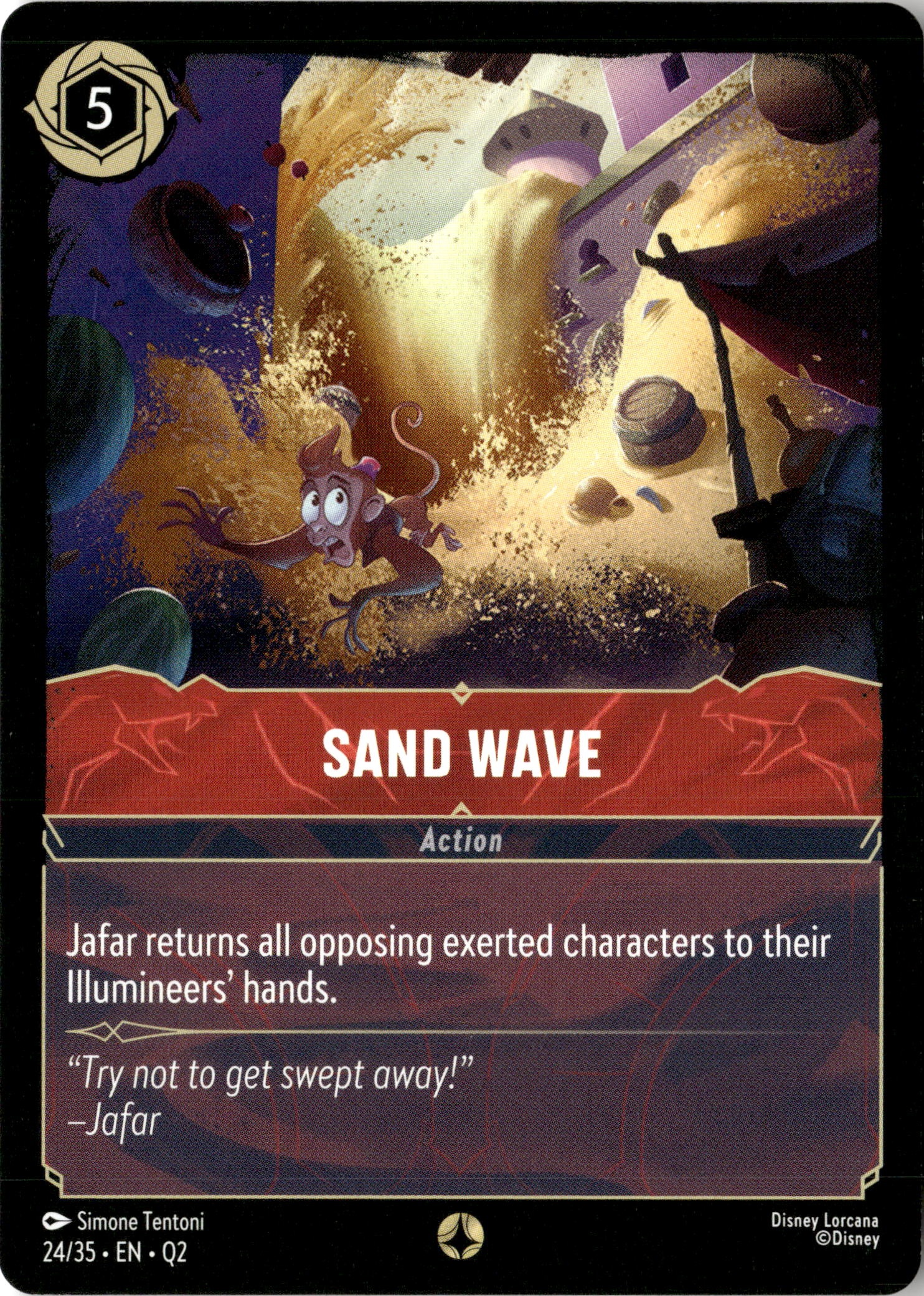 2023 Disney Lorcana En 2 Sand Wave graded slab