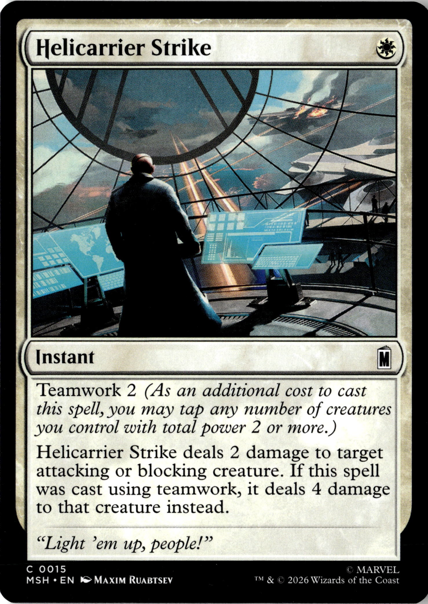 2026 Mtg Msh En Helicarrier Strike graded slab
