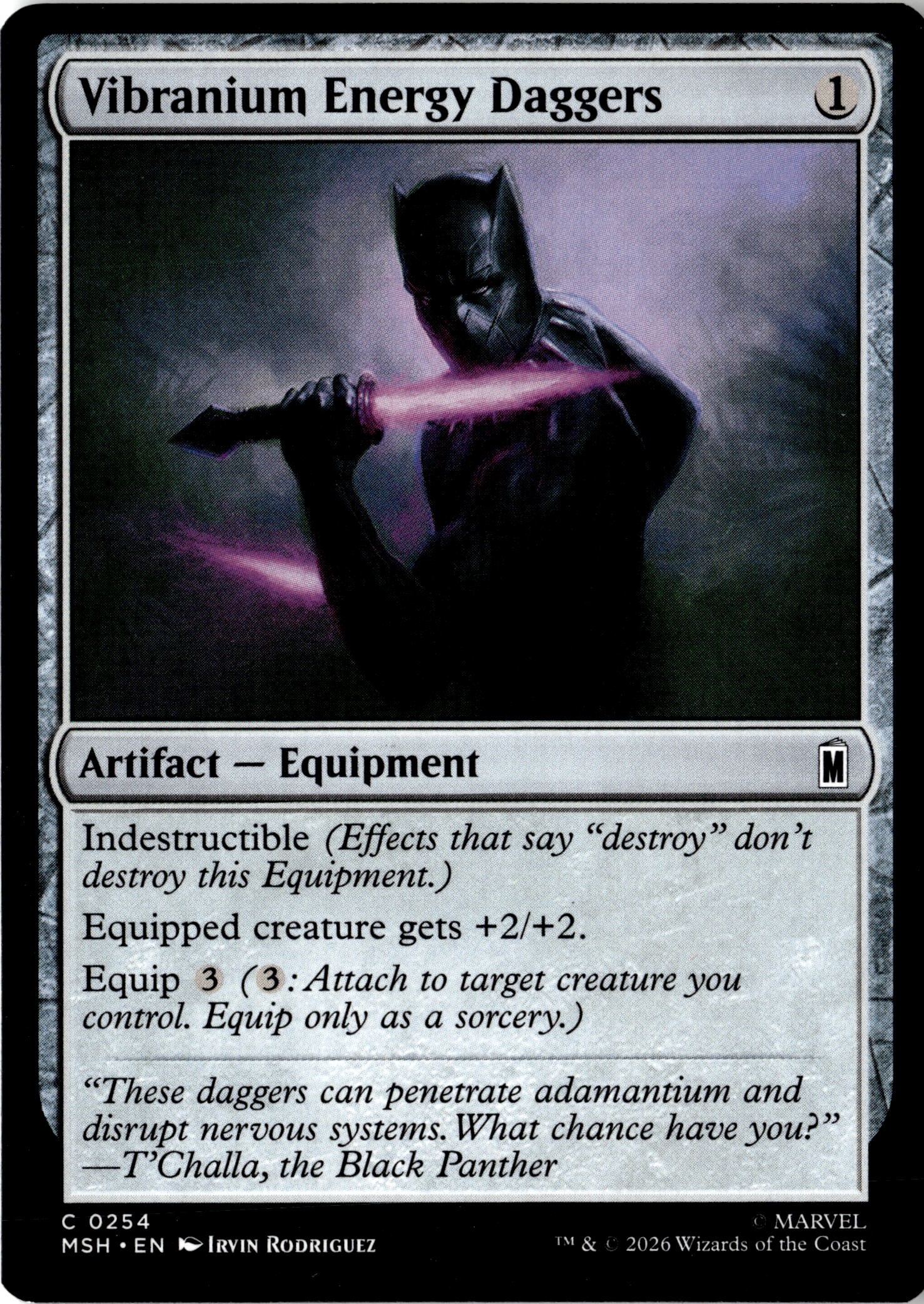2026 Mtg Msh En Vibranium Energy Daggers graded slab