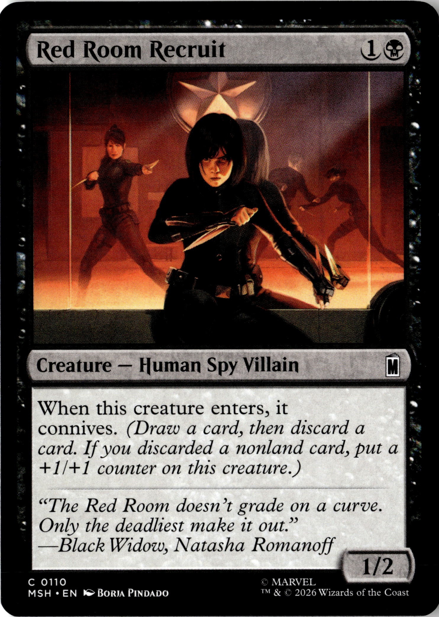 2026 Mtg Msh En Red Room Recruit graded slab