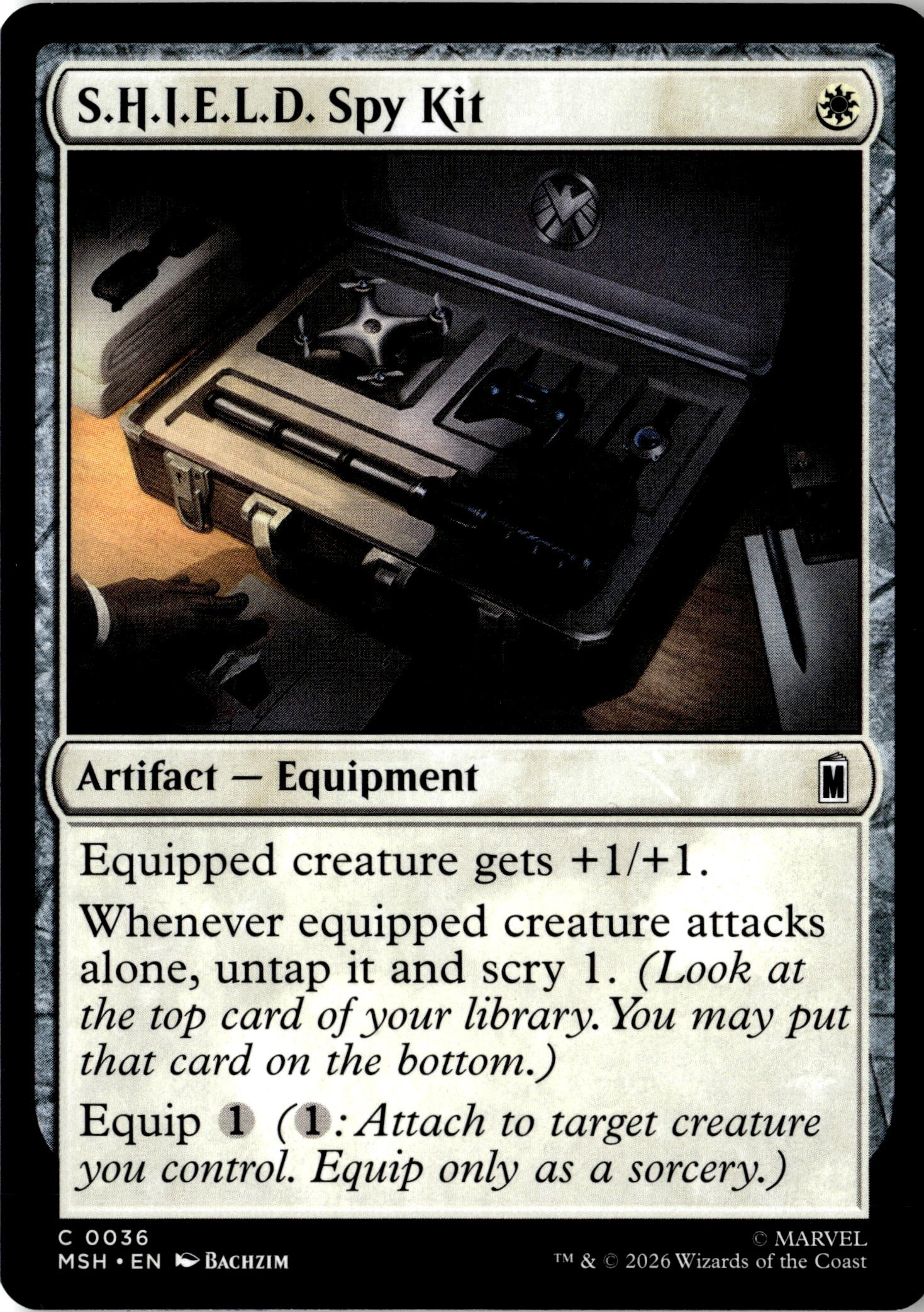 2026 Mtg Msh En S.H.I.E.L.D. Spy Kit graded slab