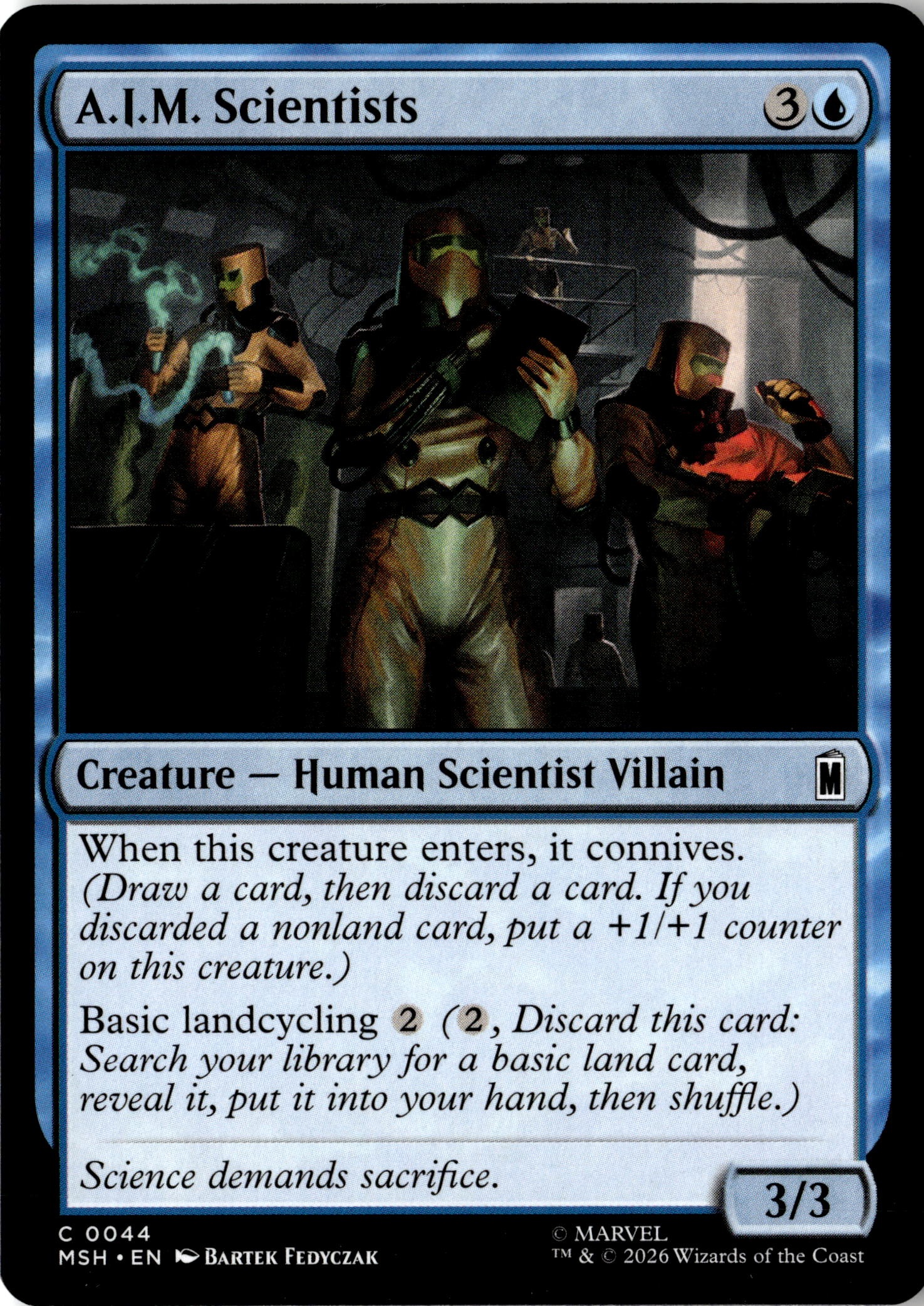 2026 Mtg Msh En A.I.M. Scientists graded slab