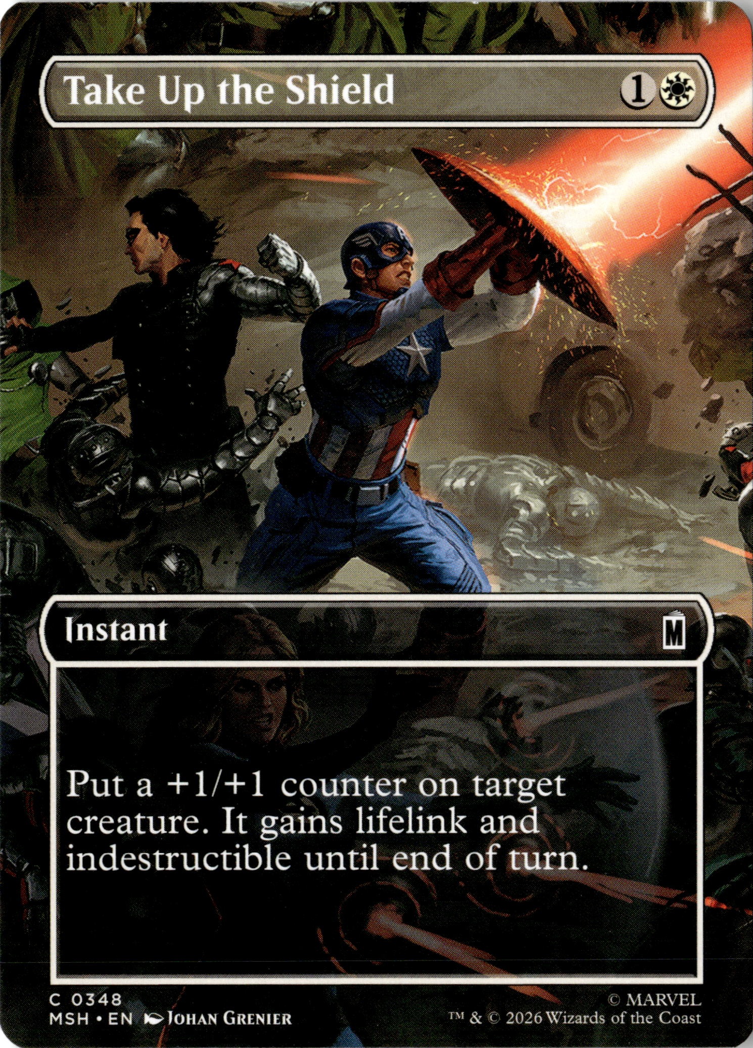 Take Up The Shield graded slab