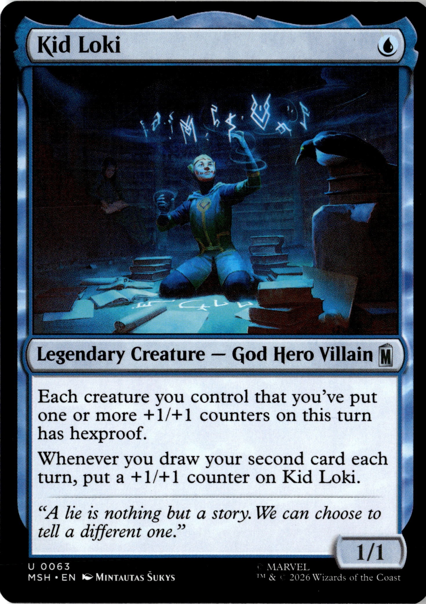 Kid Loki graded slab