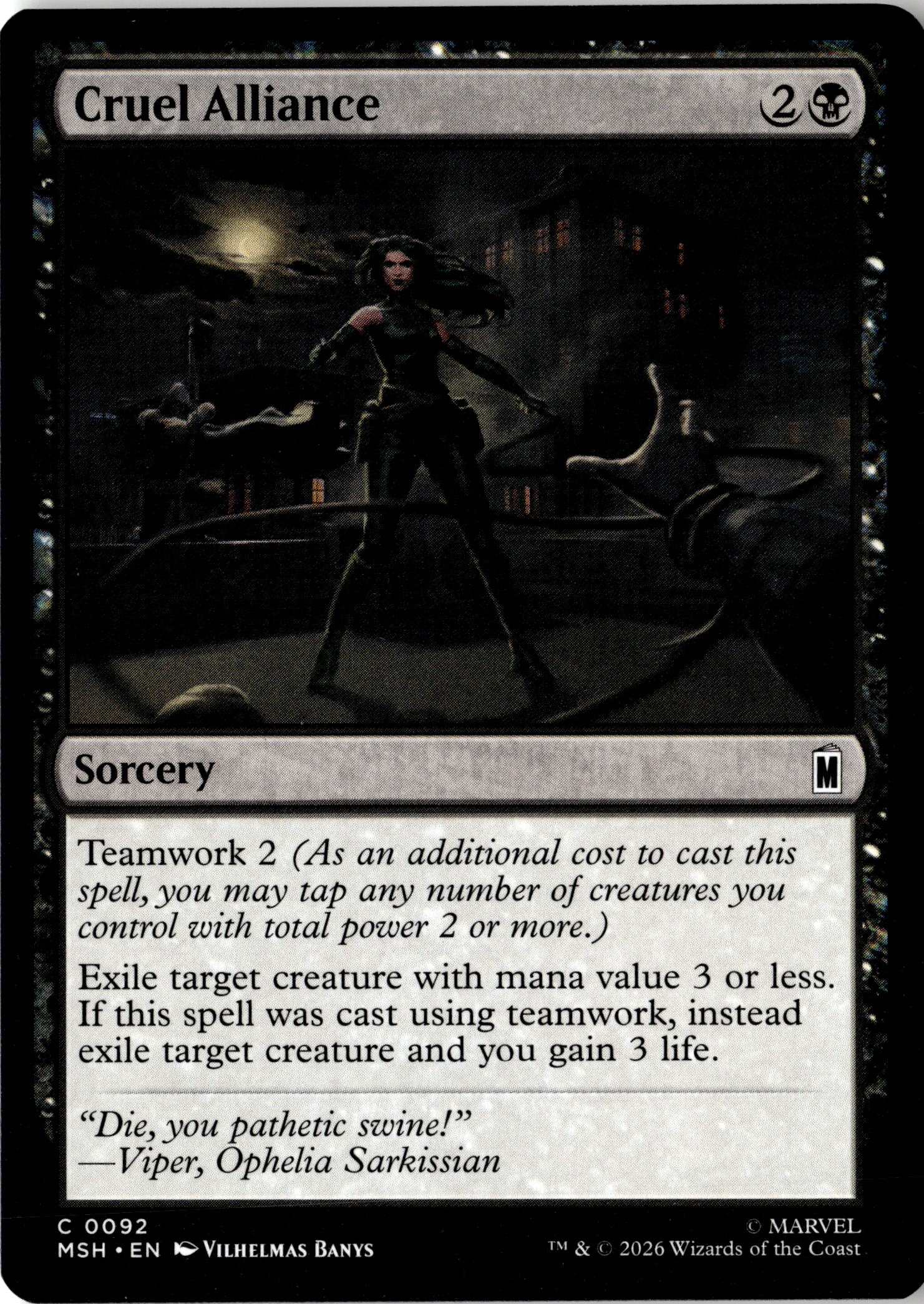 2026 Mtg Msh En Cruel Alliance graded slab