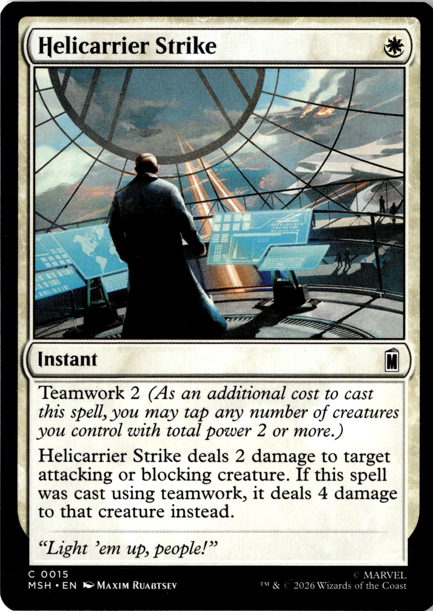 Helicarrier Strike graded slab