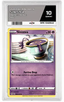 2020 POKEMON DAA EN DARKNESS ABLAZE #082 SINISTEA MPE 10 GEM/MT — graded card up for auction