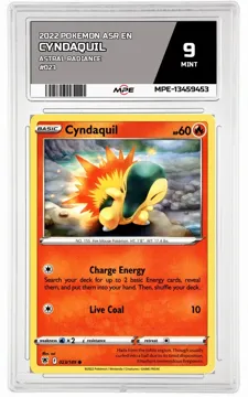 2022 POKEMON ASR EN ASTRAL RADIANCE #023 Cyndaquil MPE 9 MINT — graded card up for auction