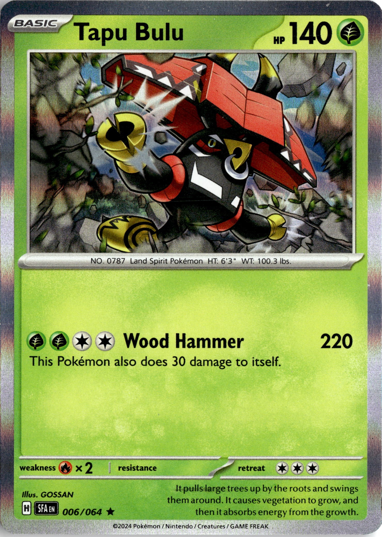 Tapu Bulu graded slab