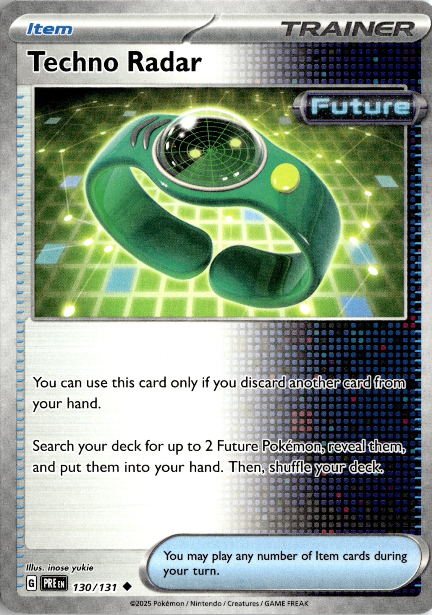 Techno Radar graded slab