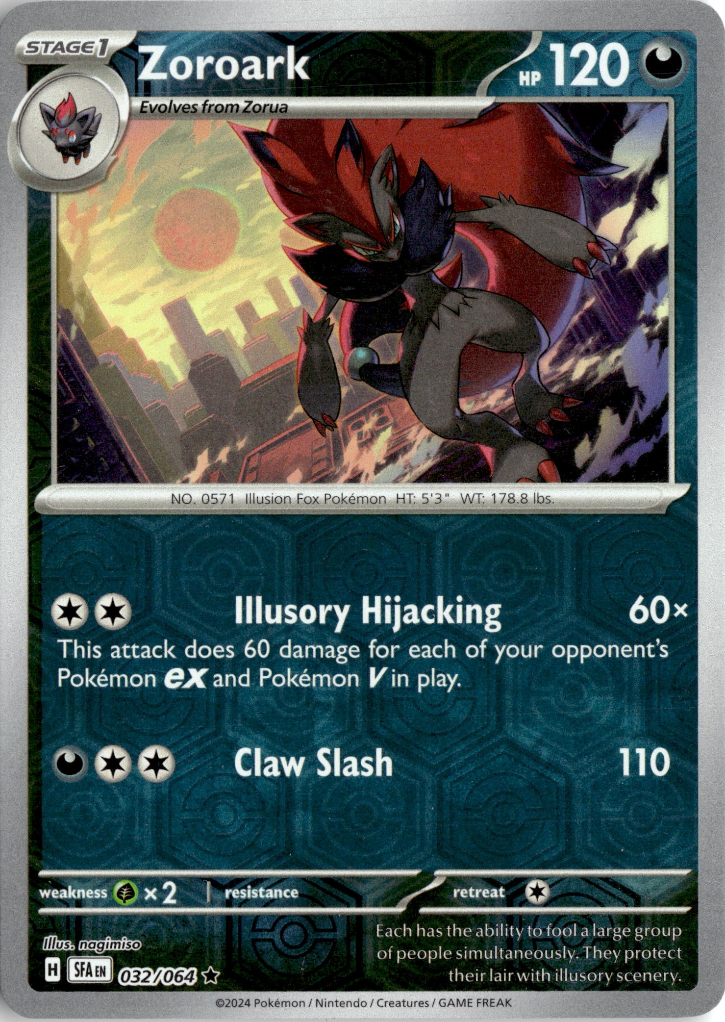 Zoroark graded slab