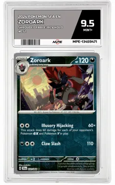 2024 POKEMON SFA EN SHROUDED FABLE-REV HOLO #032 Zoroark MPE 9.5 MINT+ — graded card up for auction