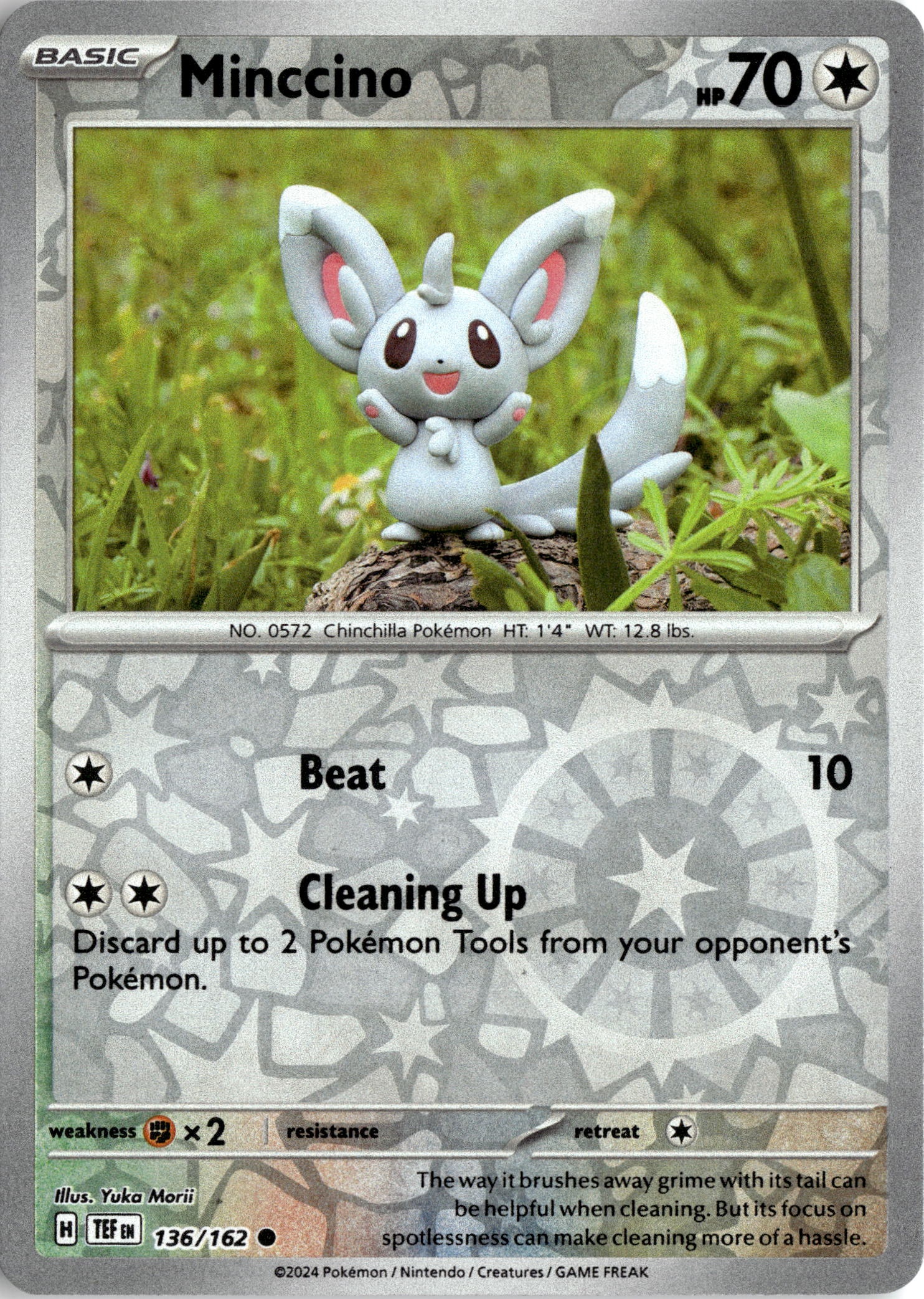 2024 Pokemon Tef En Minccino graded slab