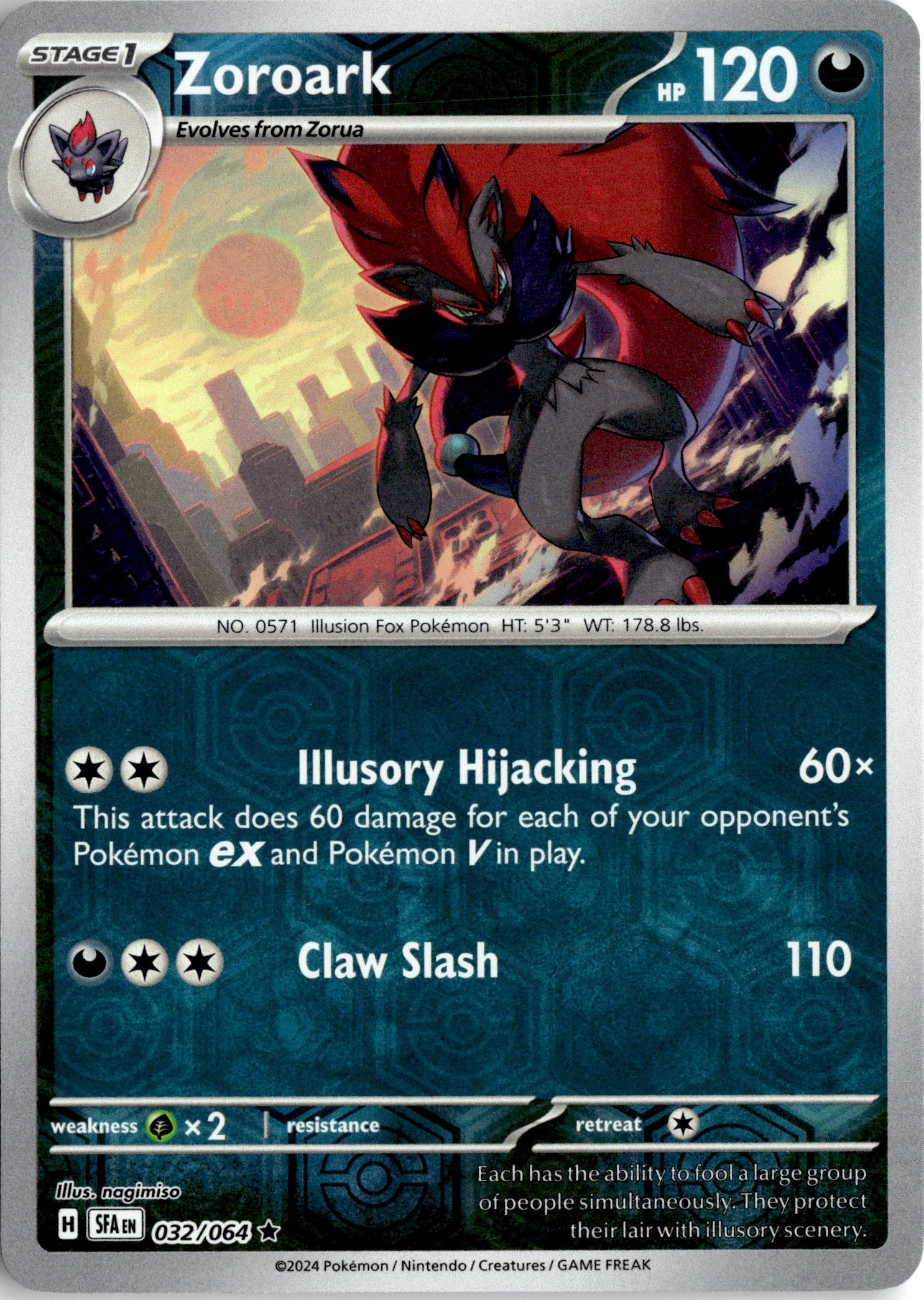 Zoroark graded slab