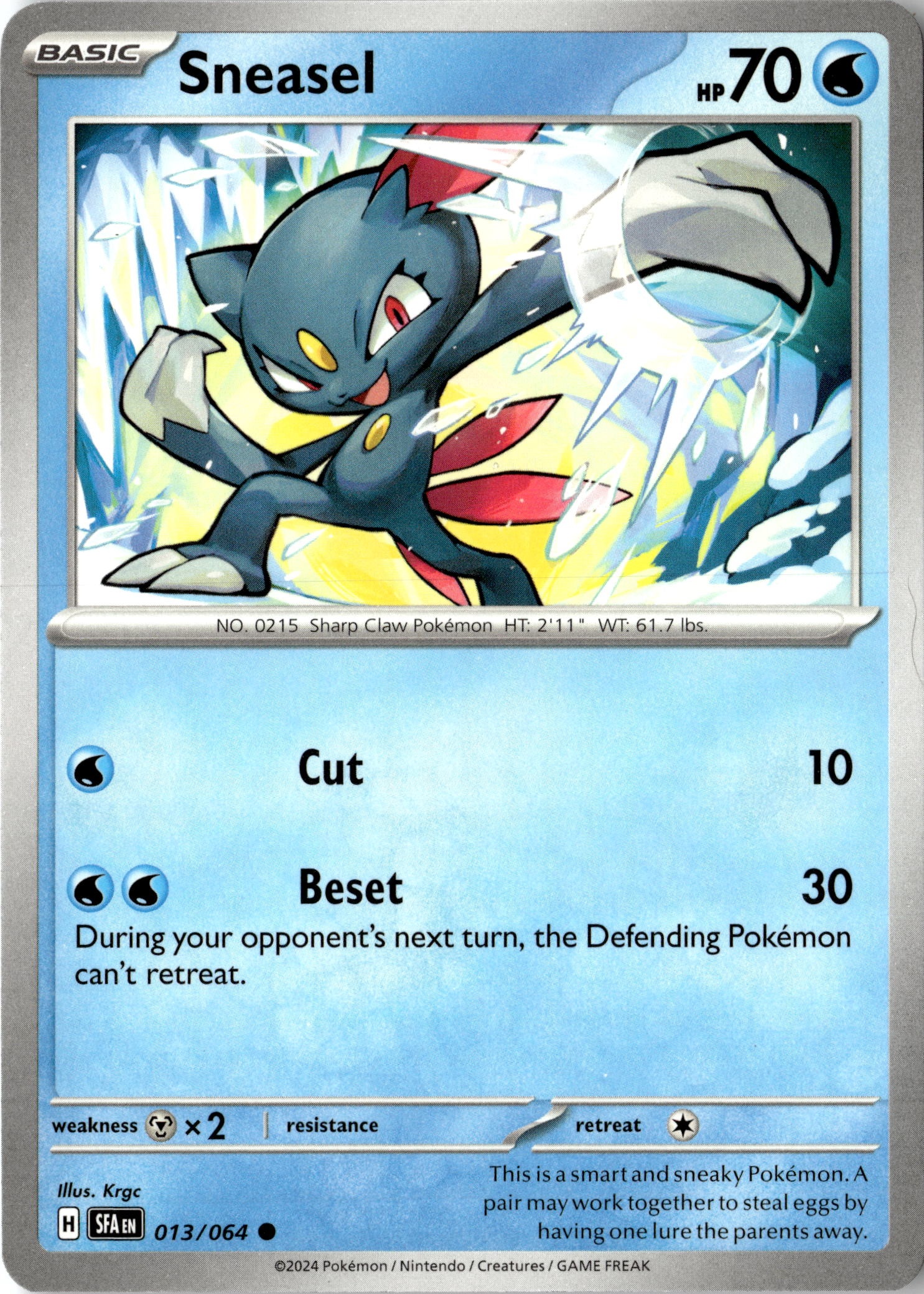 Sneasel graded slab