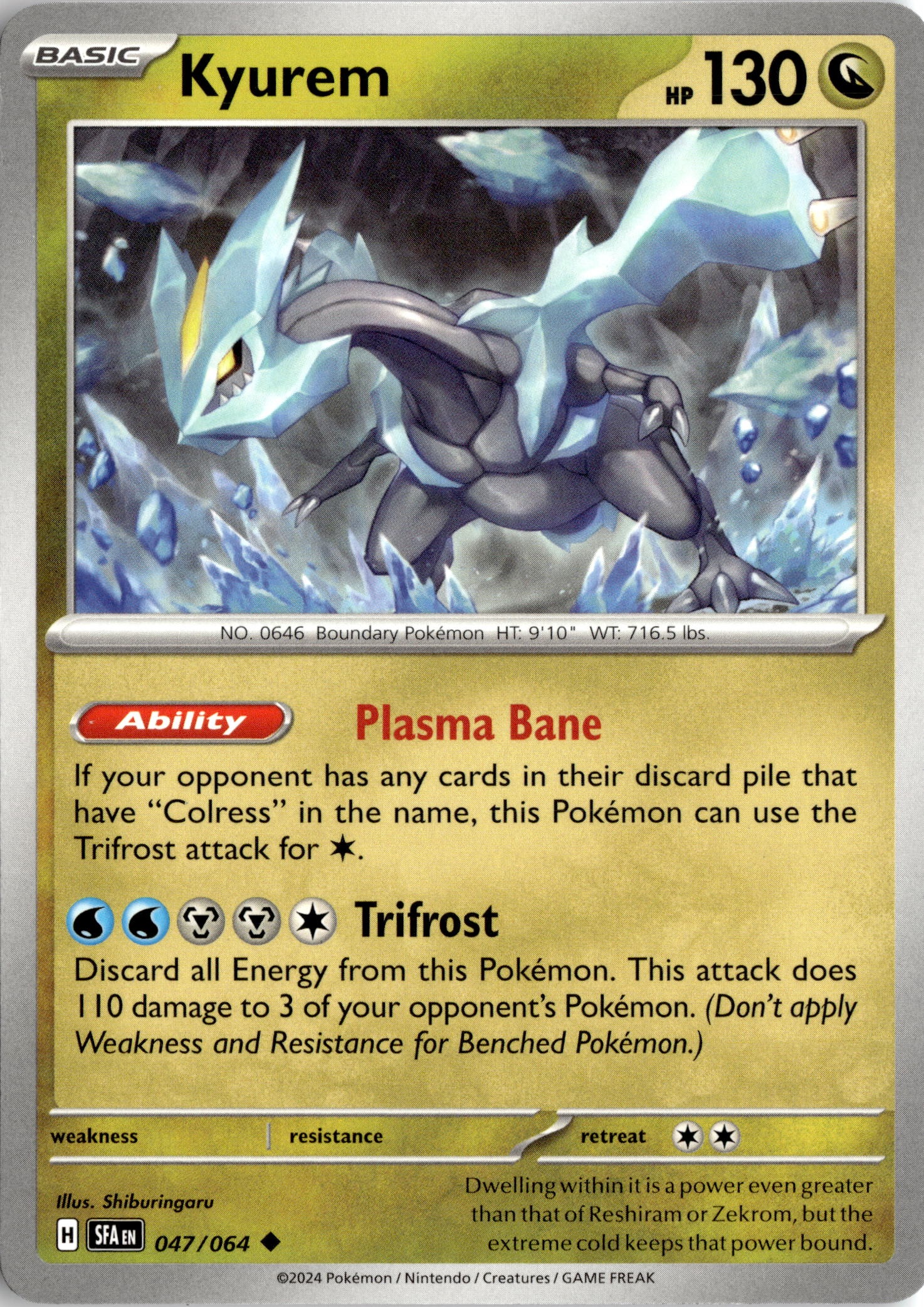 Kyurem graded slab