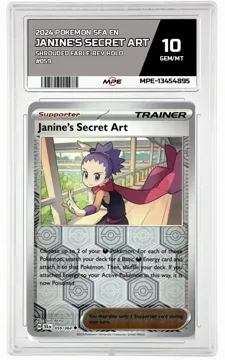 2024 POKEMON SFA EN Shrouded Fable-REV HOLO #059 JANINE'S SECRET ART MPE 10 GEM/MT — graded card up for auction