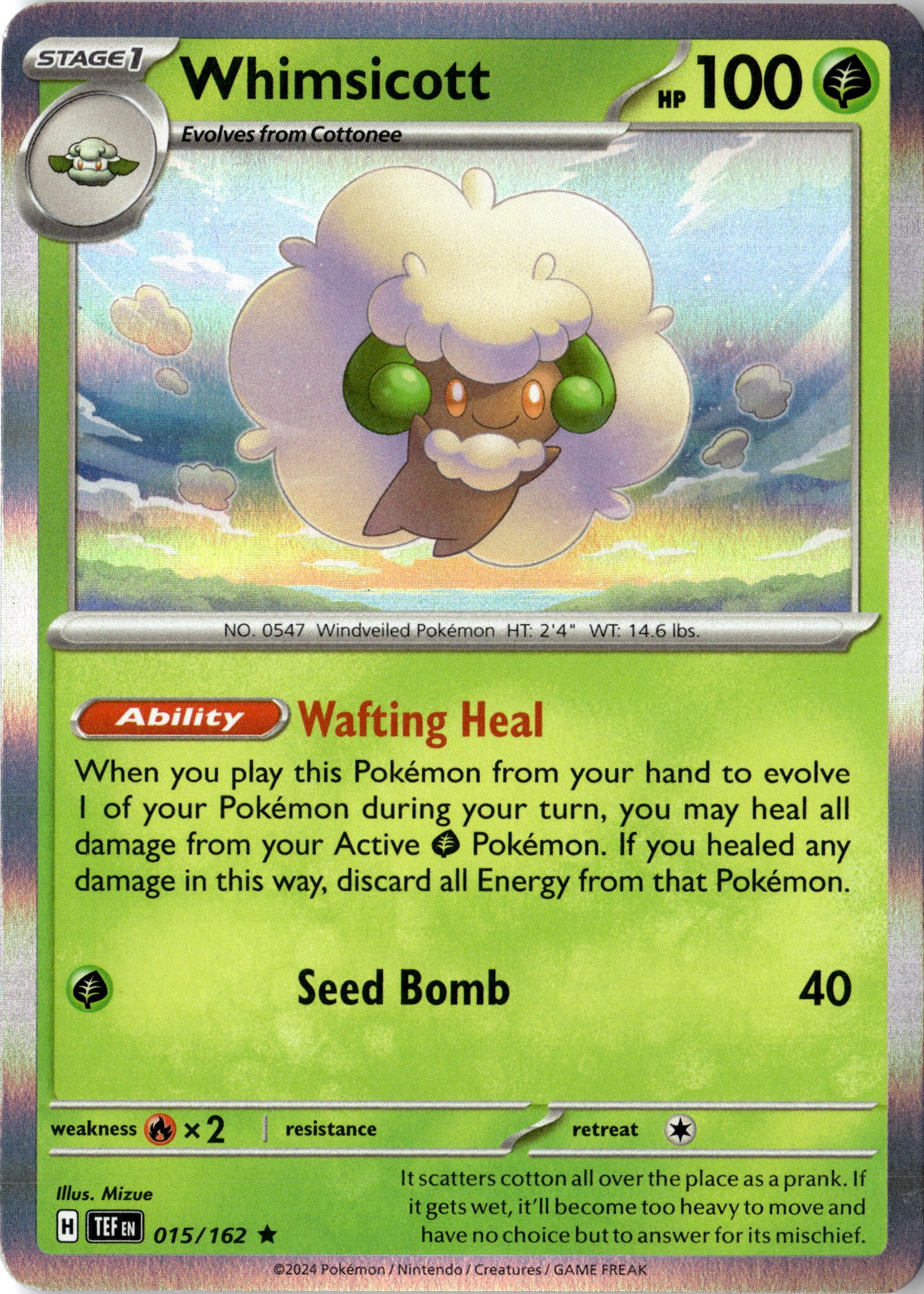 Whimsicott graded slab
