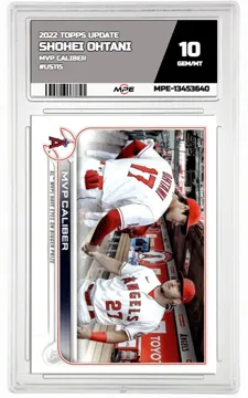 2022 TOPPS UPDATE MVP CALIBER #US115 SHOHEI OHTANI MPE 10 GEM/MT — graded card up for auction