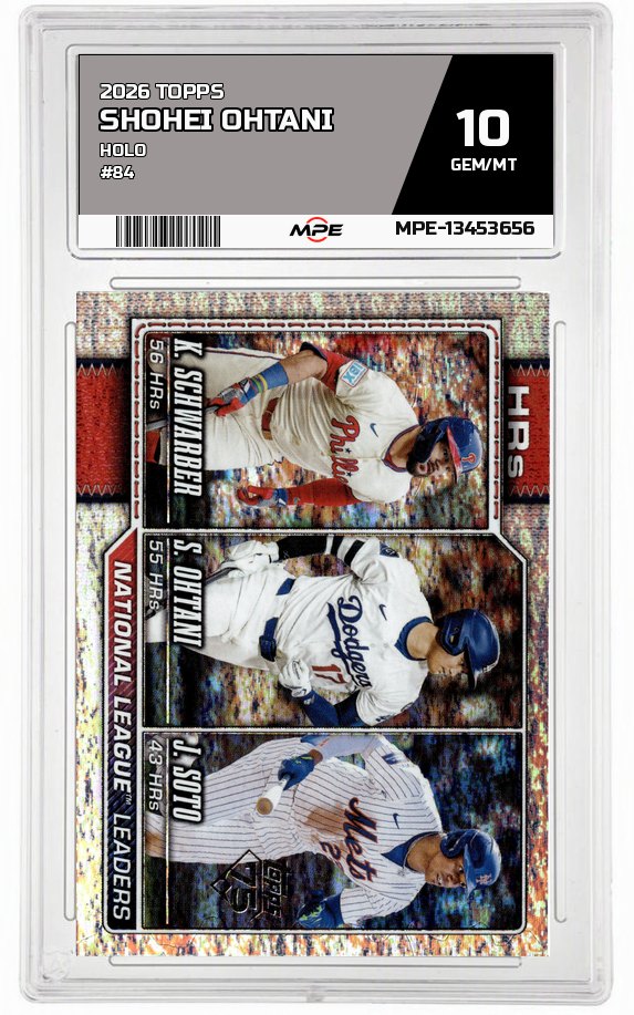 2026 TOPPS HOLO #84 SHOHEI OHTANI MPE 10 GEM/MT — graded card auctioned from the MPE vault