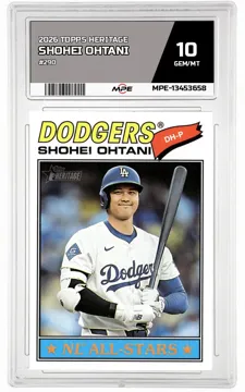 2026 TOPPS HERITAGE #290 SHOHEI OHTANI MPE 10 GEM/MT — graded card up for auction