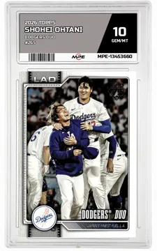 2026 TOPPS DODGERS DUO #265 SHOHEI OHTANI MPE 10 GEM/MT — graded card up for auction