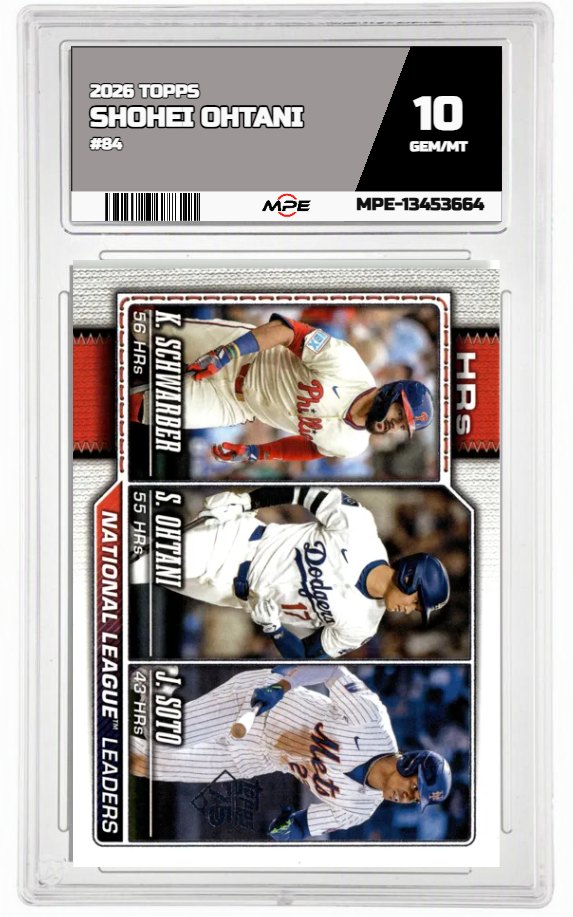 2026 TOPPS #84 SHOHEI OHTANI MPE 10 GEM/MT — graded card auctioned from the MPE vault