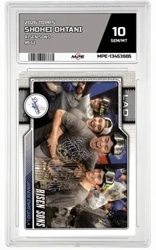 2026 TOPPS RISEN SONS #642 SHOHEI OHTANI MPE 10 GEM/MT — graded card up for auction