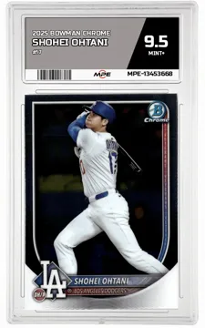2025 BOWMAN CHROME #17 SHOHEI OHTANI MPE 9.5 MINT+ — graded card up for auction