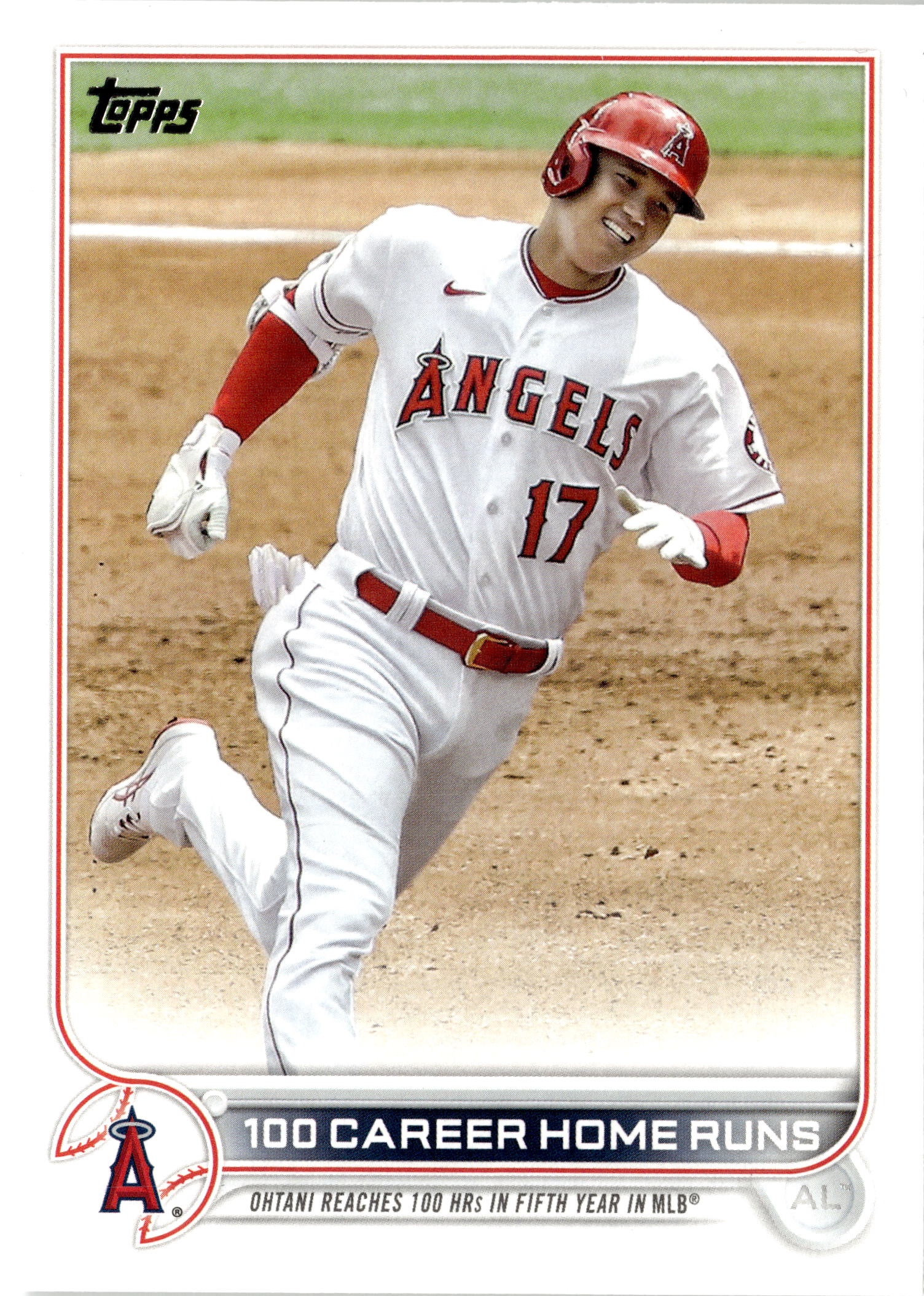 2022 Topps Update 100 Career Home Runs graded slab